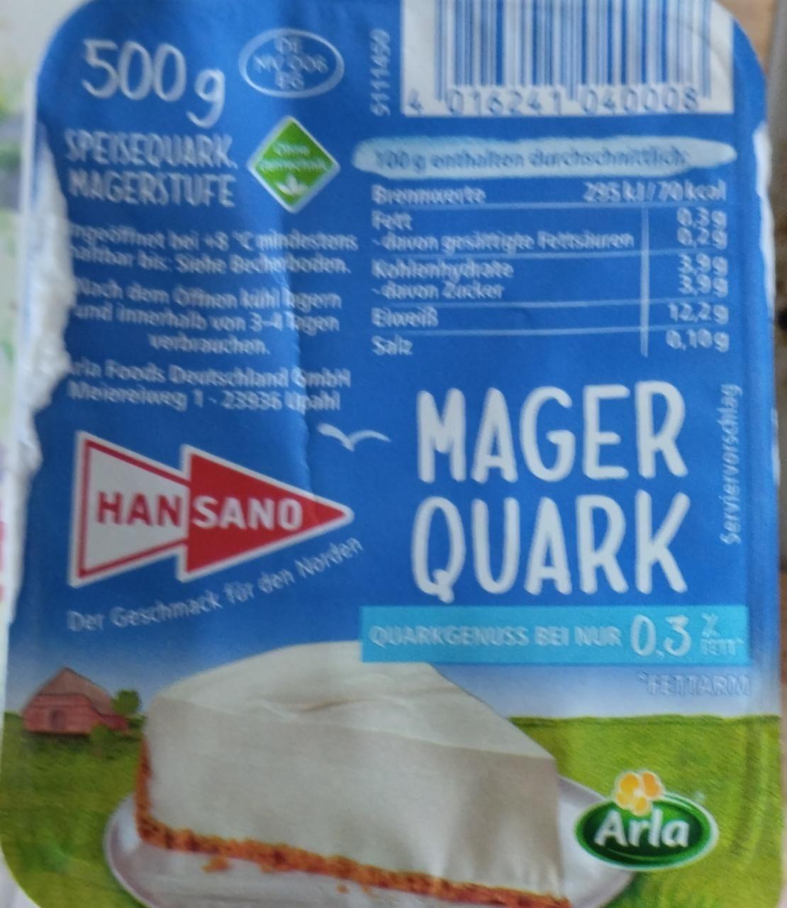 Fotografie - MagerQuark 0,3% Hansano