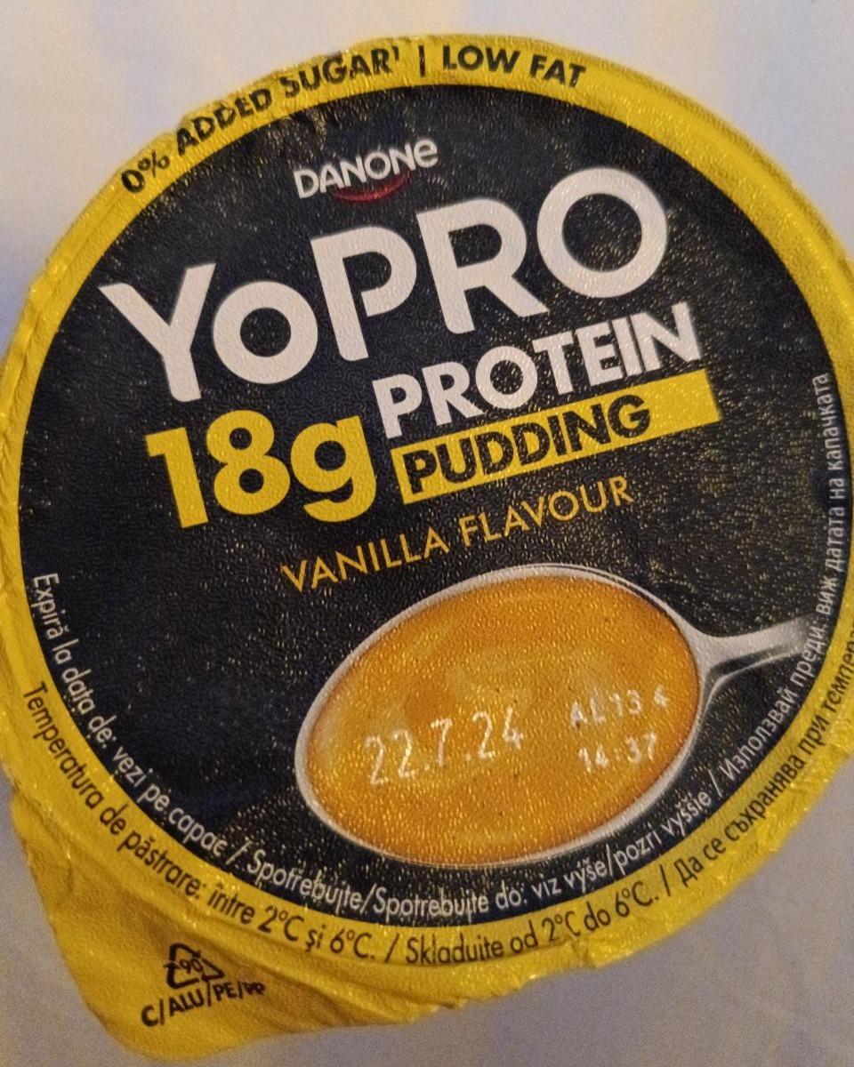 Fotografie - Yopro protein pudding vanilla flavour Danone