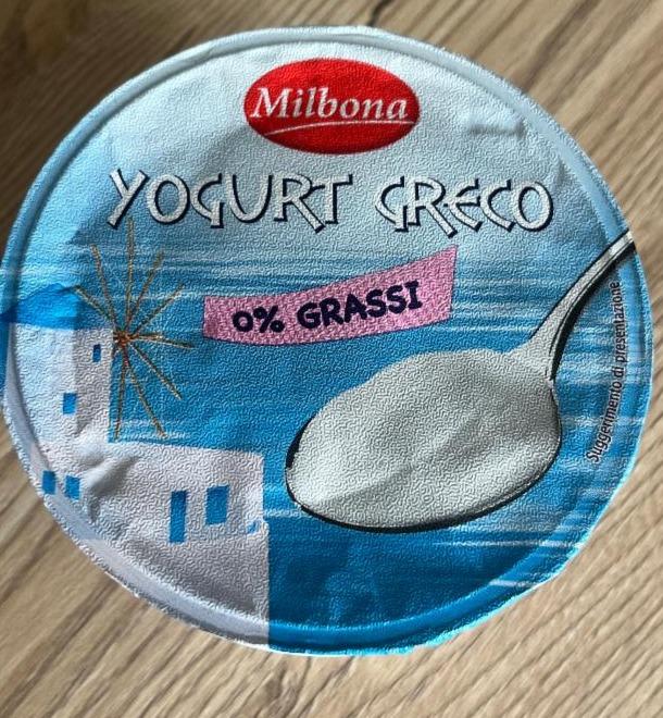 Fotografie - Yogurt greco 0% grassi Milbona