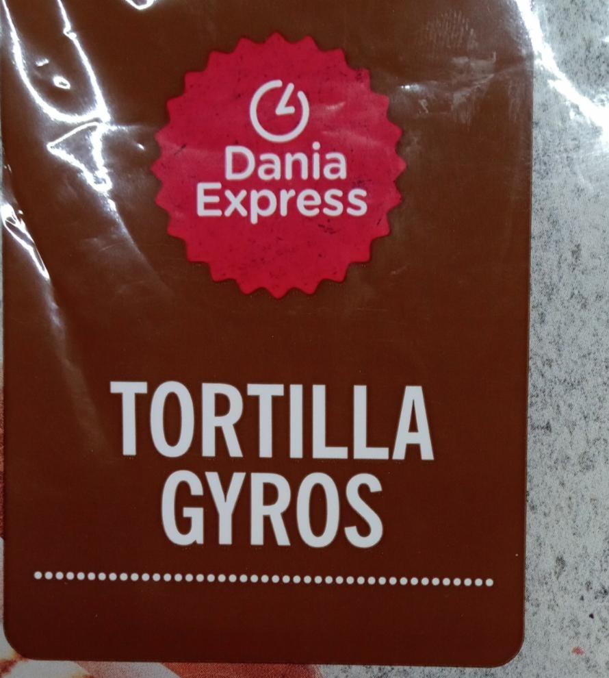 Fotografie - Tortila gyros biedronka Dania Express