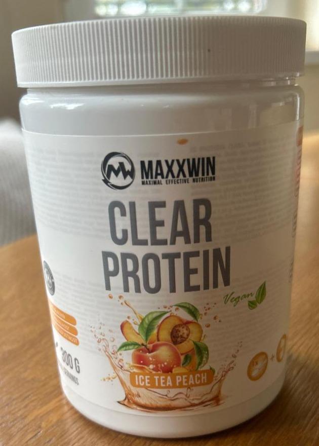 Fotografie - Clear protein ice tea peach Maxxwin