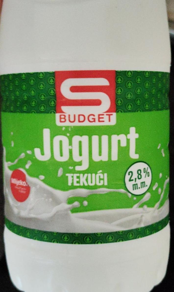 Fotografie - Jogurt tekući 2,8% S Budget