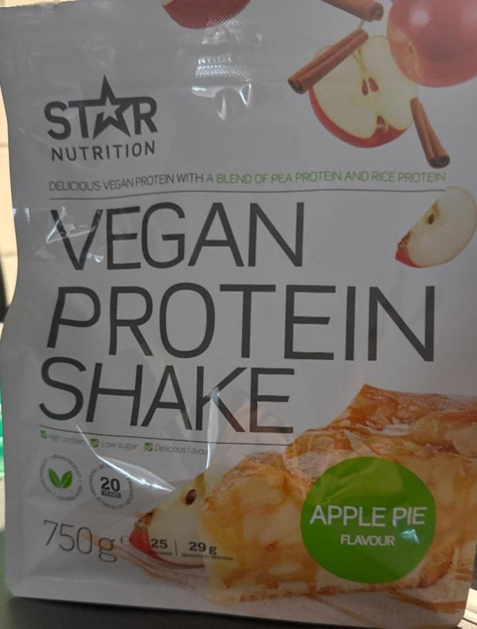 Fotografie - Vegan protein shake apple pie Star Nutrition