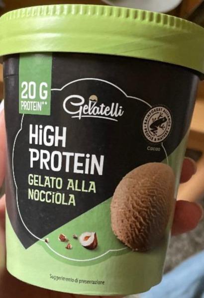 Fotografie - High protein gelato alla nocciola Gelatelli