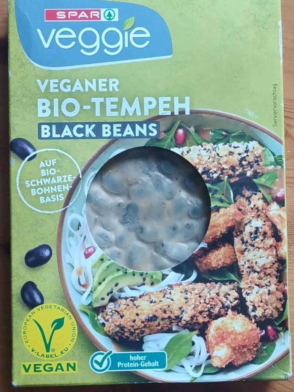 Fotografie - Veganer Bio-Tempeh Black Beans Spar veggie