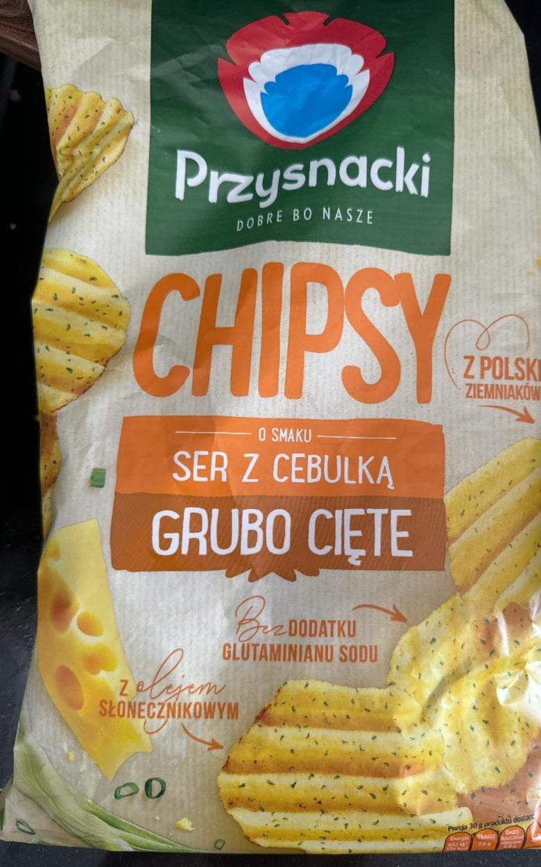 Fotografie - Chipsy o smaku ser z cebulką Przysnacki