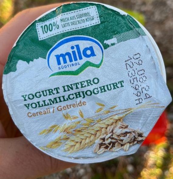 Fotografie - Yogurt intero vollmilchjoghurt cereali Mila