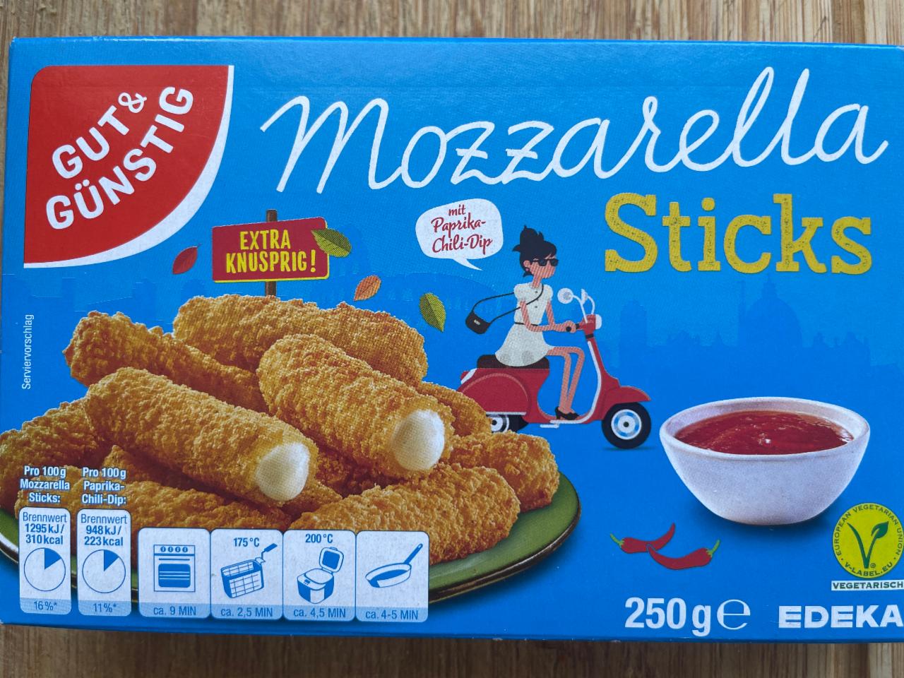 Fotografie - Mozzarella sticks Gut&Günstig