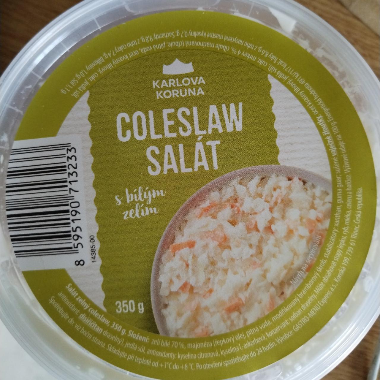 Fotografie - Coleslaw salát s bílým zelím Karlova Koruna