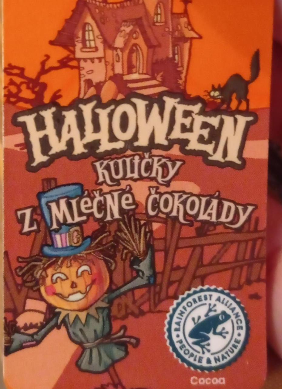 Fotografie - Halloween kuličky z mléčné čokolády Lidl