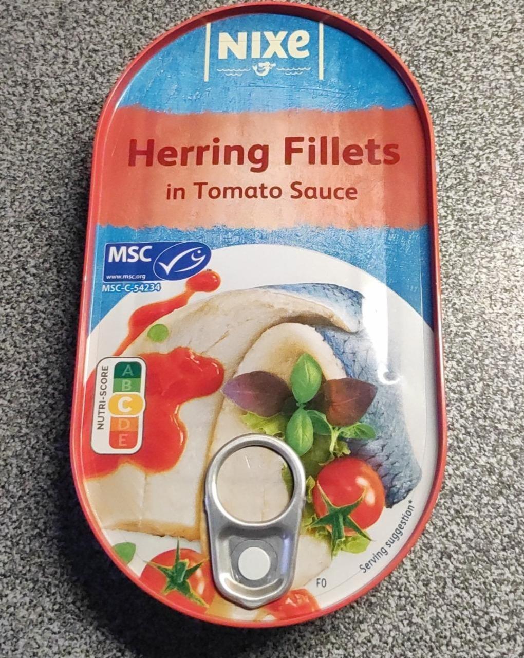 Fotografie - Herring Fillets in Tomato Sauce Nixe