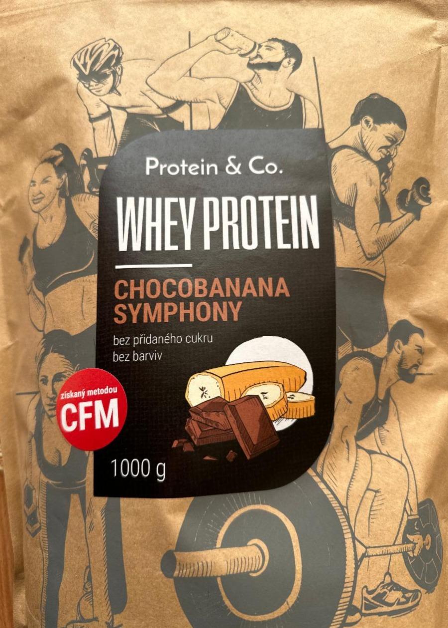 Fotografie - Whey protein chocobanana symphony Protein & Co.