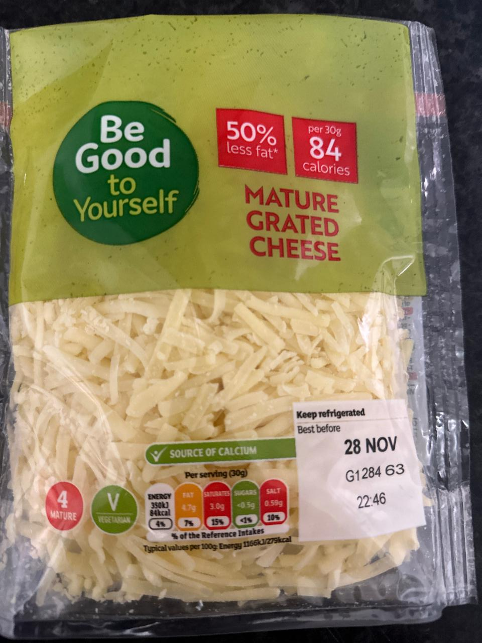 Fotografie - Mature grated cheese Be good to Yourself