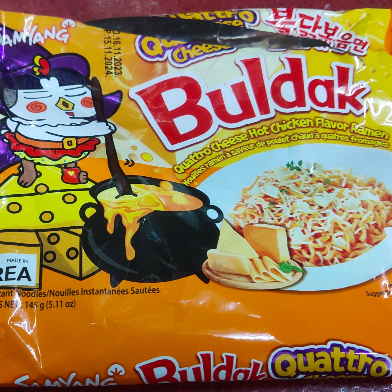 Fotografie - Buldak Quattro Cheese Hot Chicken Flavored Samyang