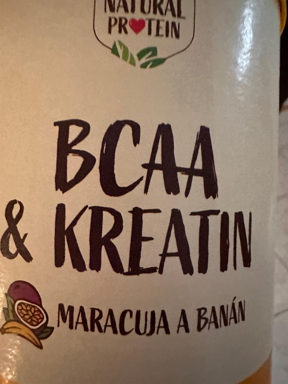 Fotografie - BCAA & kreatin maracuja a banán Natural protein