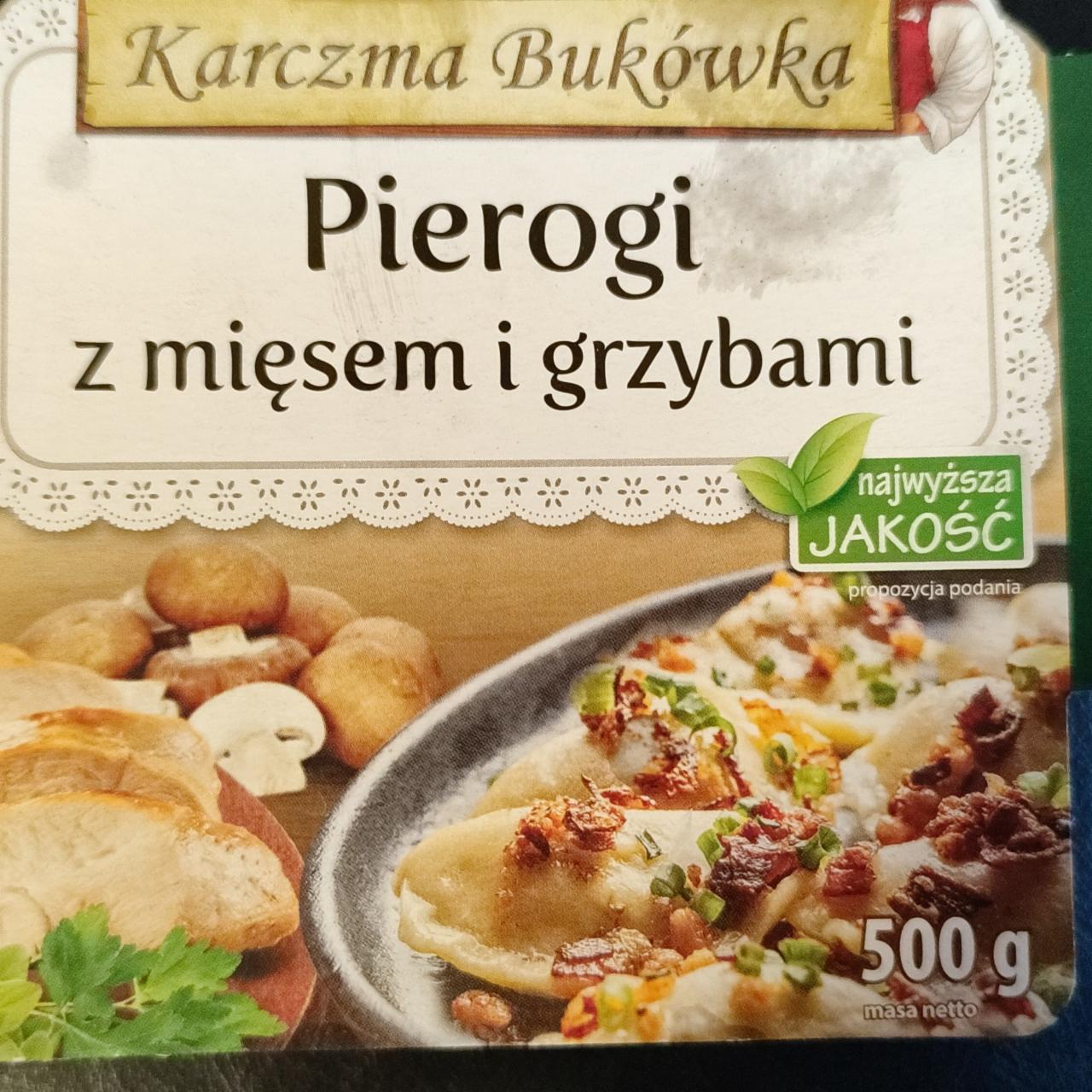 Fotografie - Pierogi z mięsem i grzybami Karczma Bukówka