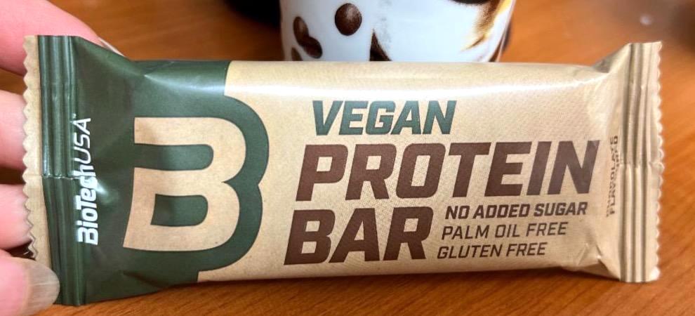 Fotografie - Vegan Protein Bar Chocolate BioTech