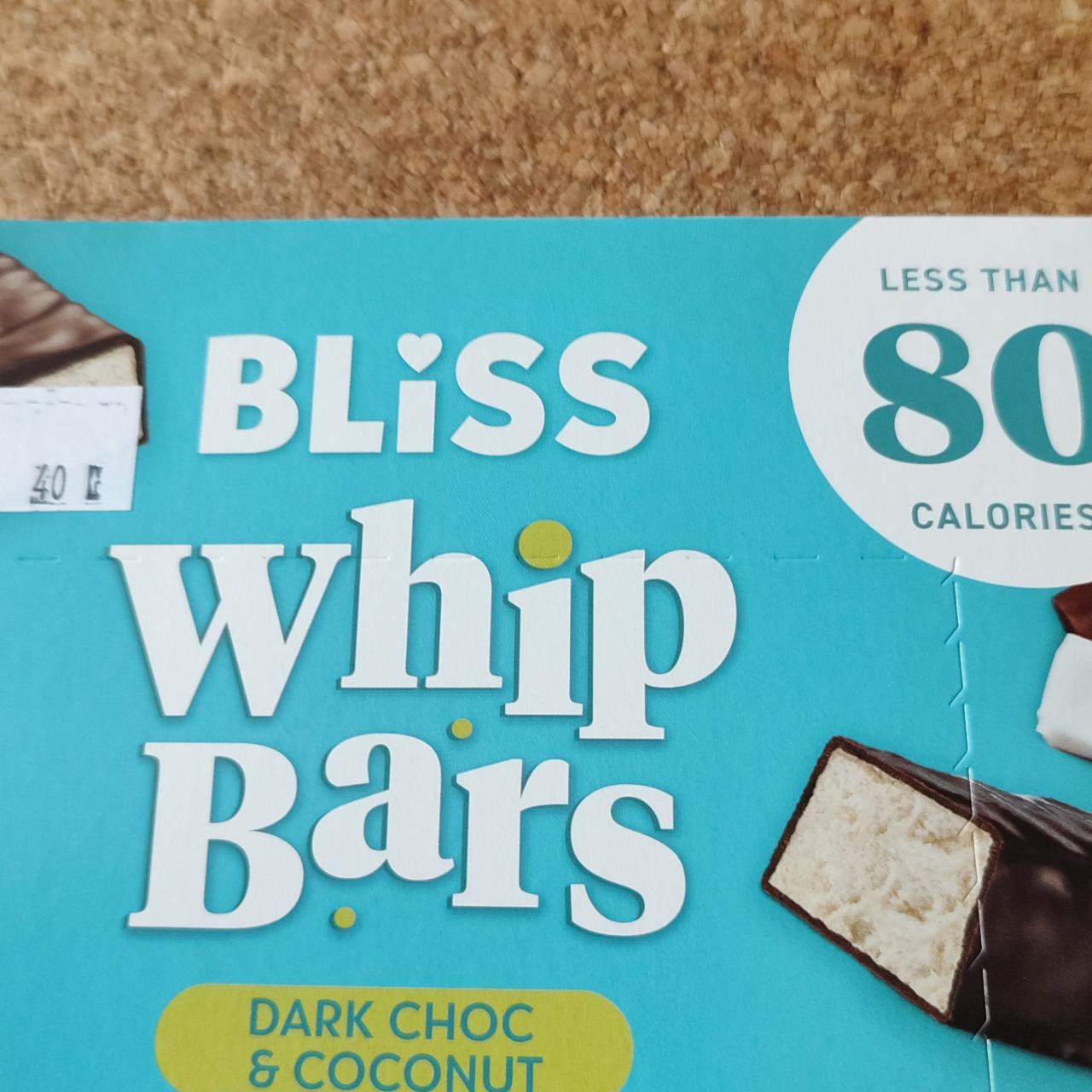 Fotografie - Whip bars dark choc & coconut Bliss