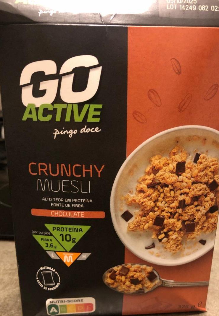 Fotografie - Crunchy muesli chocolate Go Active