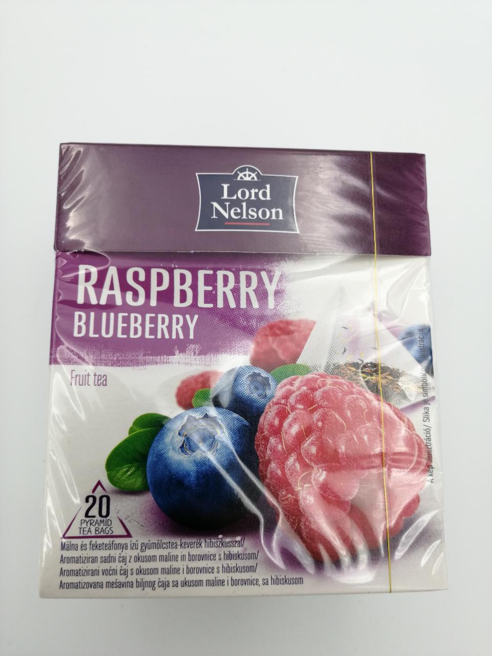 Fotografie - Raspberry, blueberry fruit tea Lord Nelson