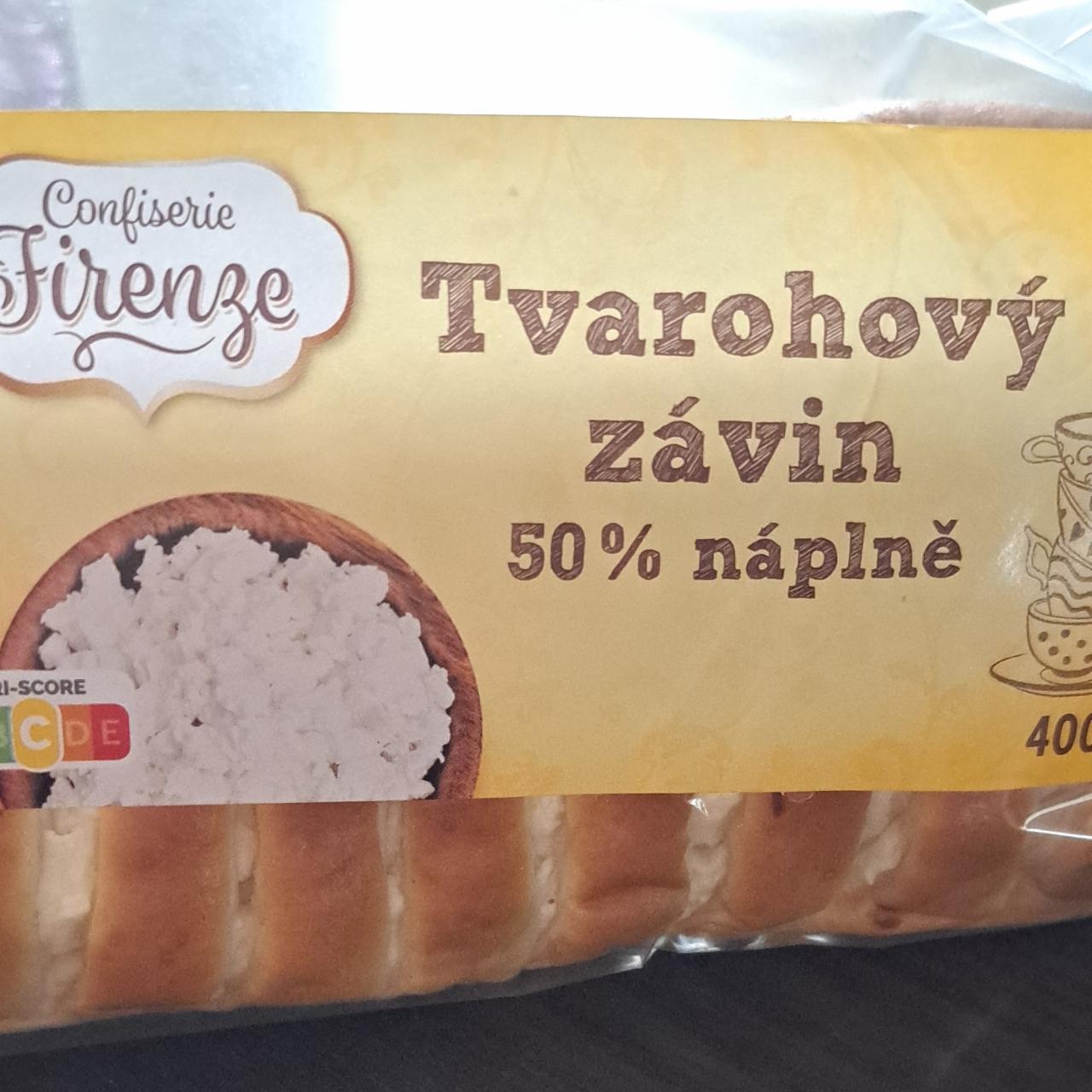 Fotografie - Tvarohový závín 50% náplně Confiserie Firenze