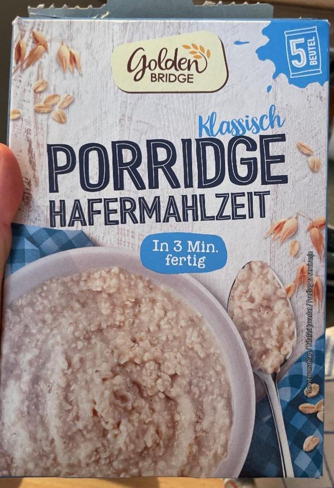 Fotografie - Porridge hafermahlzeit klassisch Golden Bridge