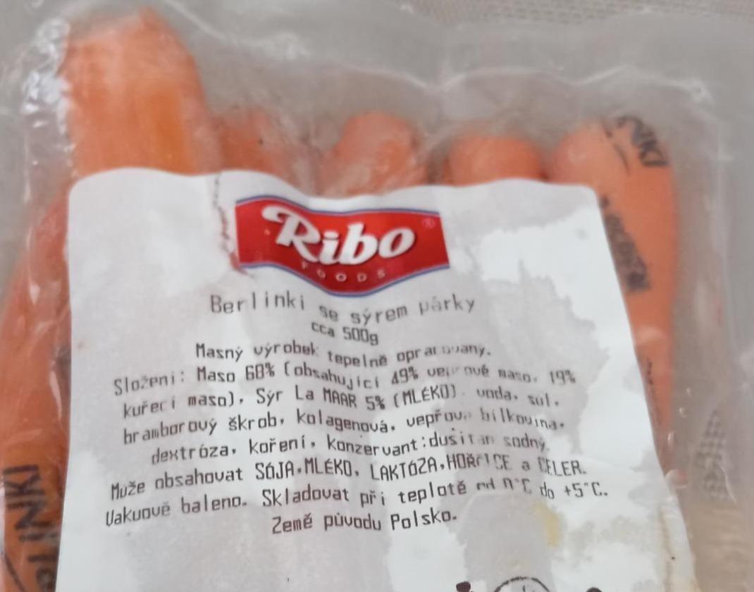 Fotografie - Berlinki se sýrem párky Ribo foods