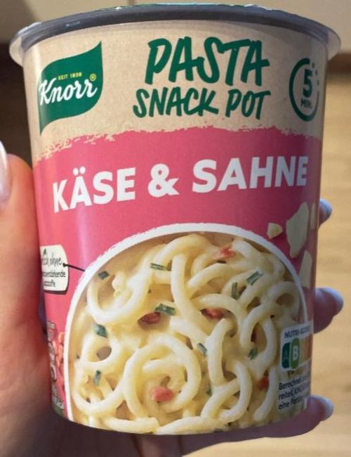 Fotografie - Pasta snack pot käse & sahne Knorr