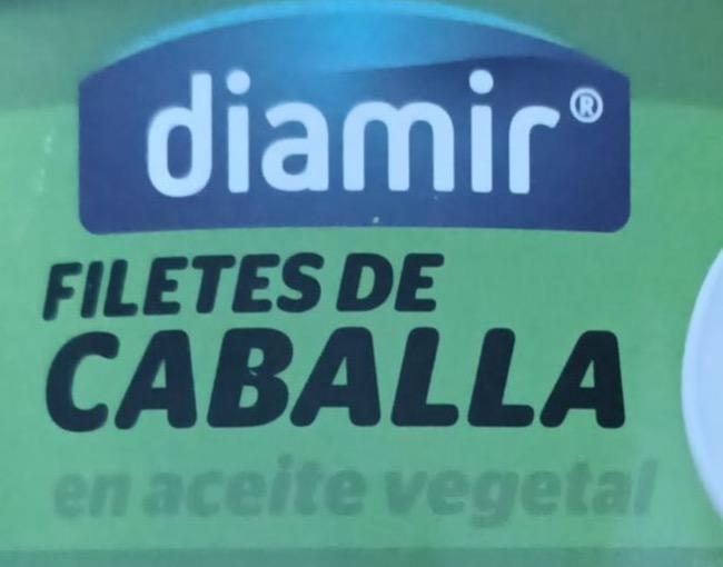 Fotografie - Filetes de caballa en aceite vegetal Diamir