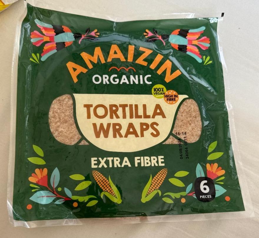 Fotografie - Tortilla wraps extra fibre Amaizin organic