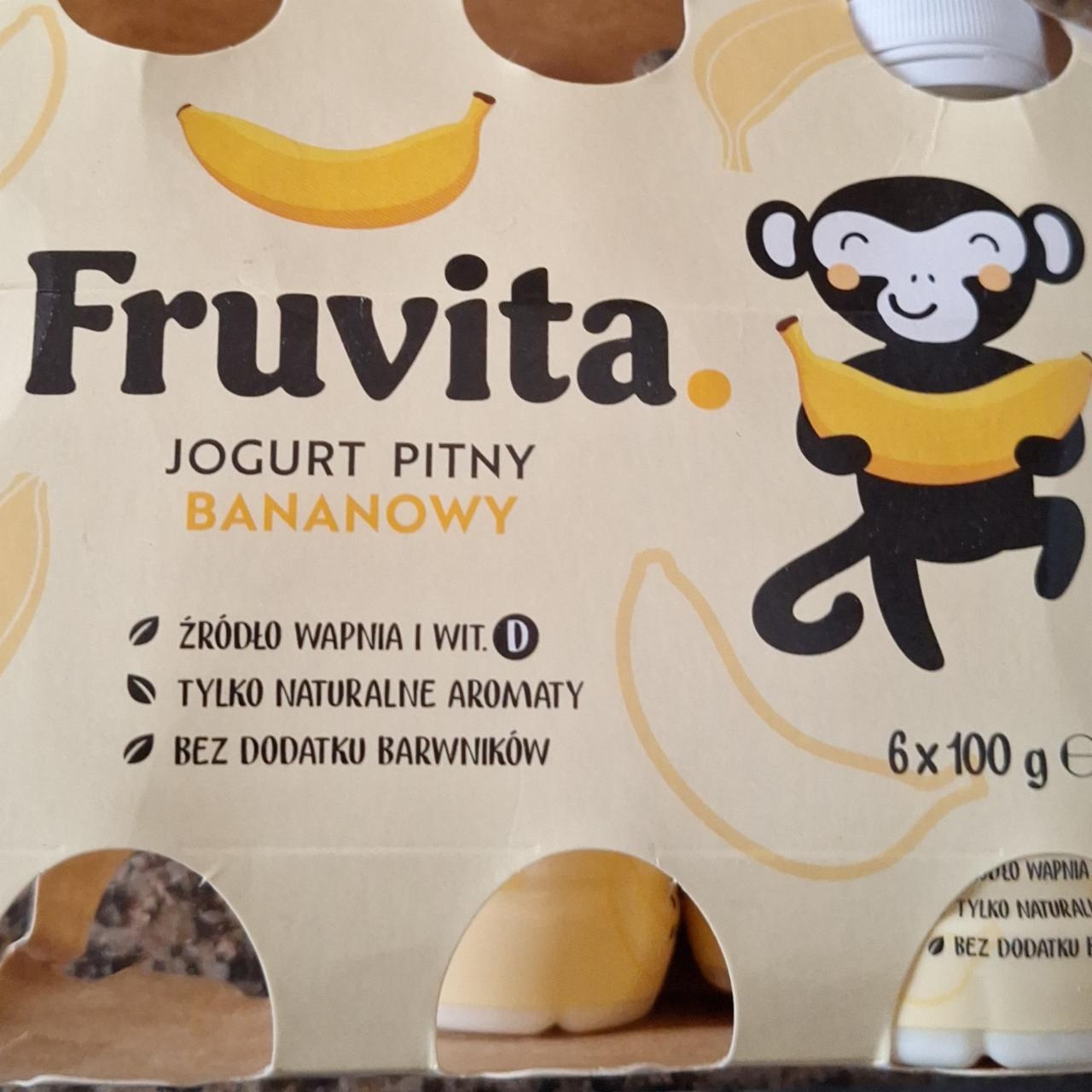 Fotografie - Jogurt pitny Bananowy FruVita