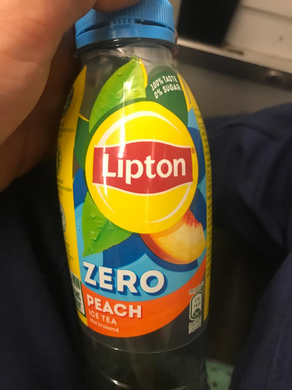 Fotografie - Zero peach ice tea Lipton