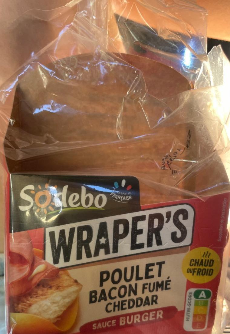 Fotografie - Wraper's poulet bacon fumé cheddar Sodebo