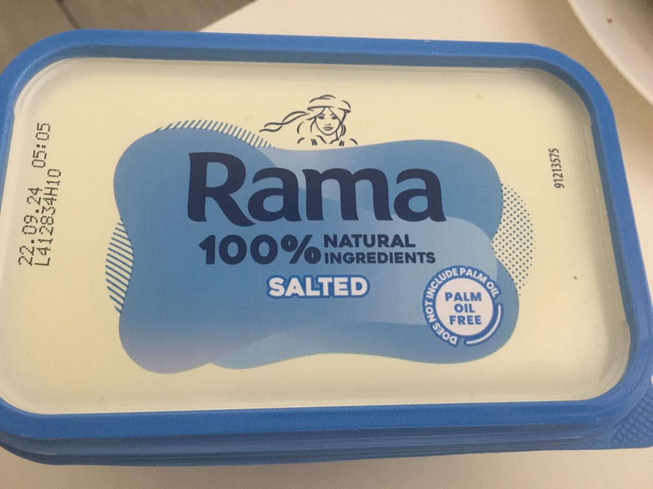 Fotografie - 100% natural ingredients salted Rama