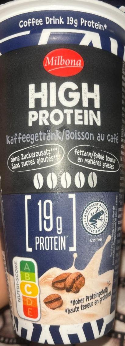 Fotografie - Coffee drink 19g proteinu Milbona