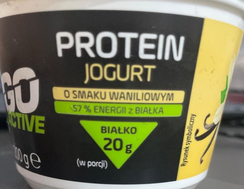 Fotografie - Protein jogurt o smaku waniliowym Go Active