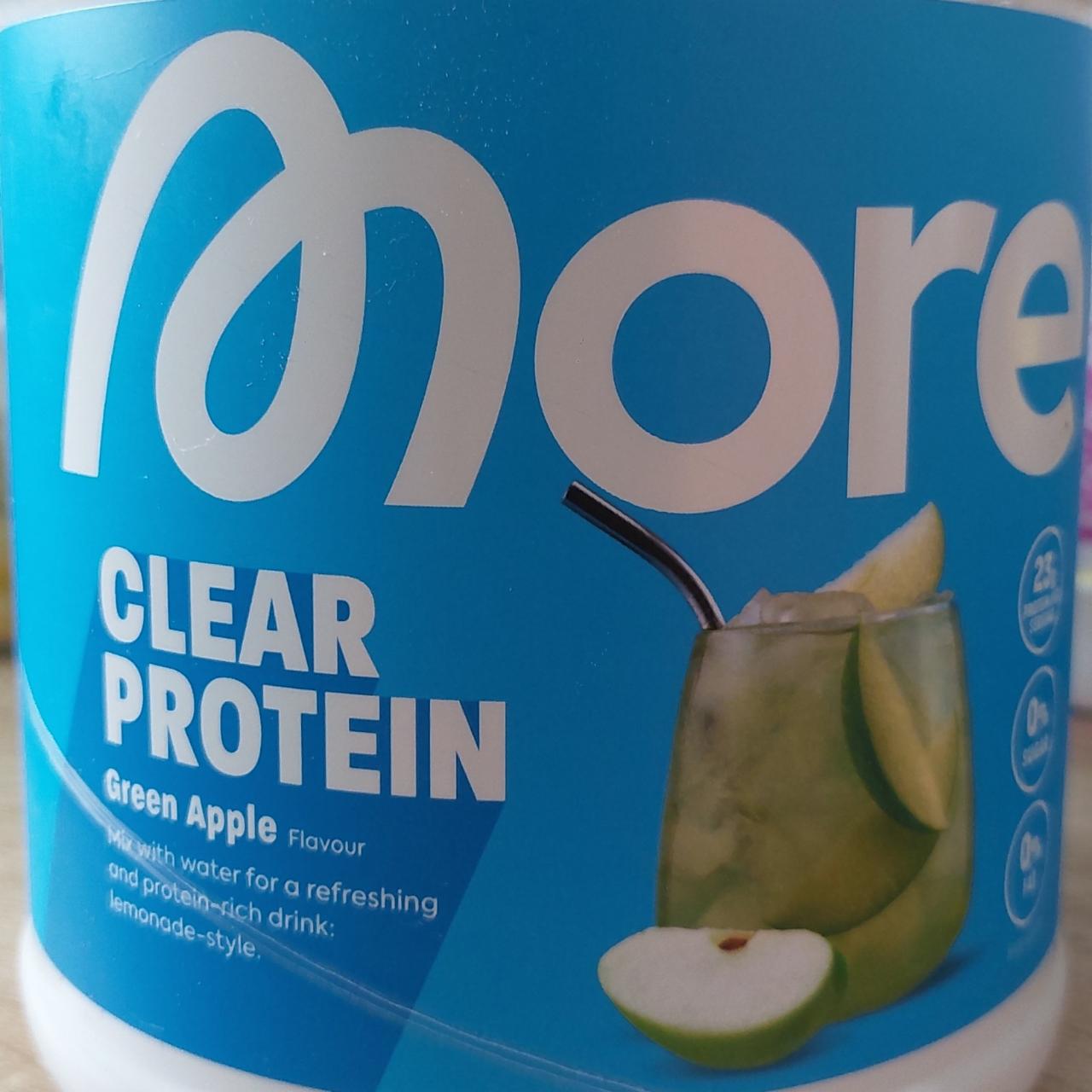 Fotografie - More clear protein green apple More Nutrition