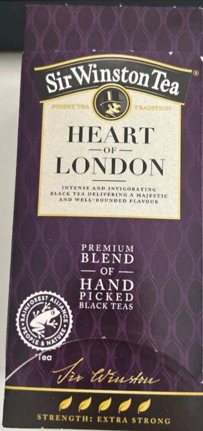 Fotografie - Černý čaj heart of london Sir Winston Tea