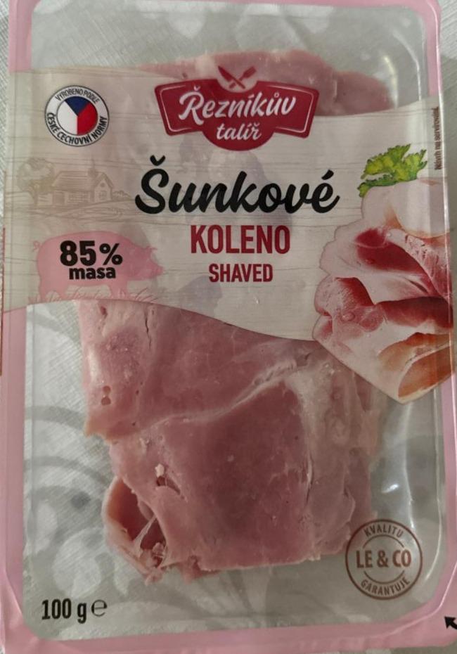 Fotografie - Šunkové koleno shaved 85% masa Řezníkův talíř