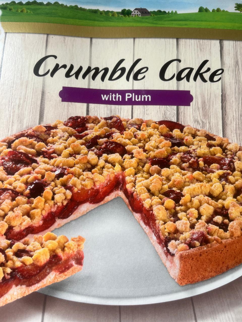 Fotografie - Crumble cake with plum Alpen fest style