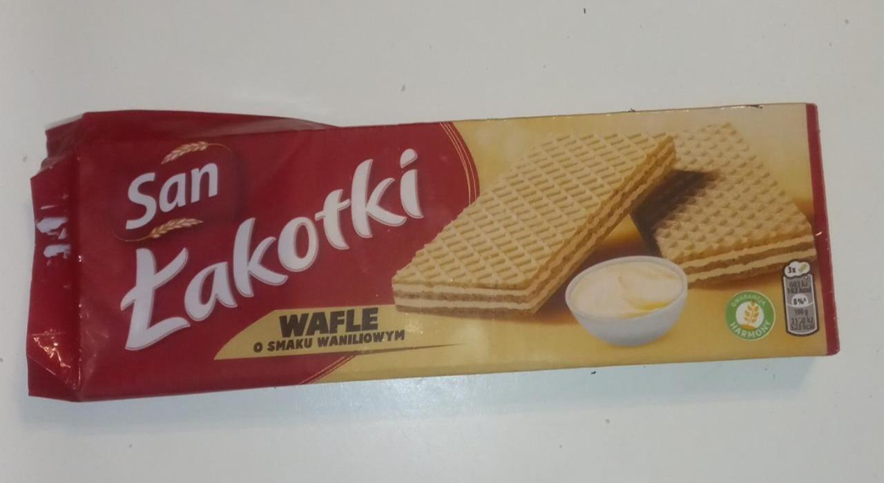 Fotografie - Łakotki Wafle o smaku waniliowym San