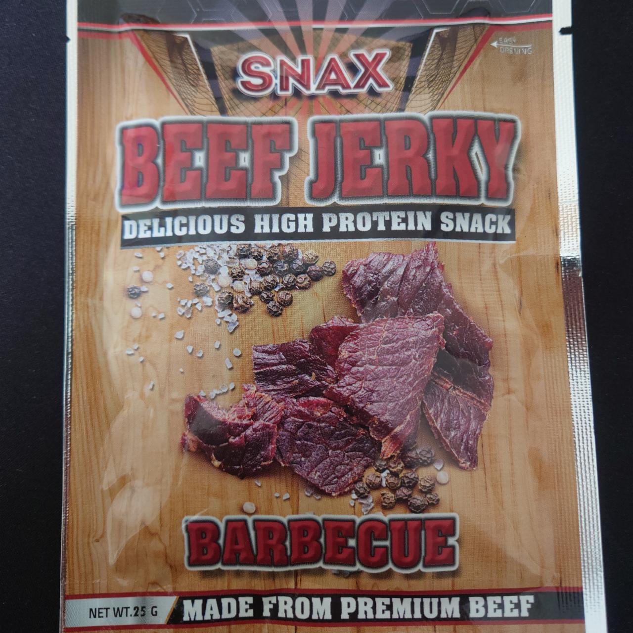 Fotografie - Beef jerky barbecue Snax