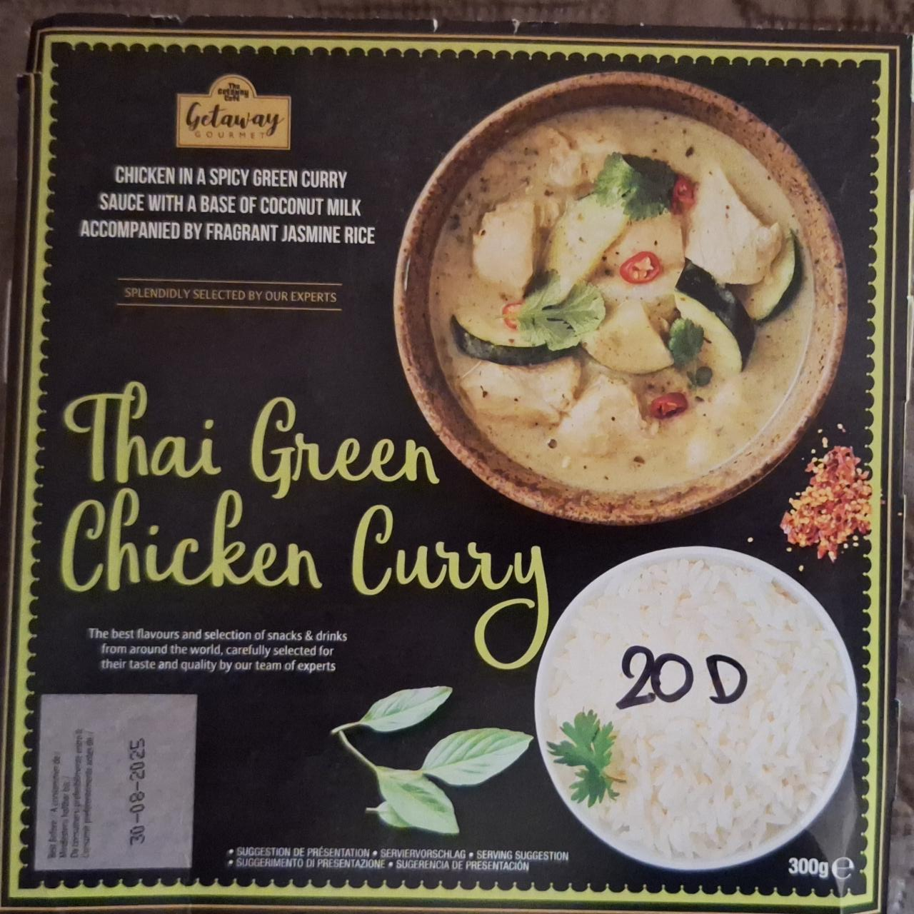 Fotografie - Thai green chicken curry Getaway