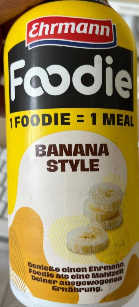 Fotografie - Foodie banana style Ehrmann
