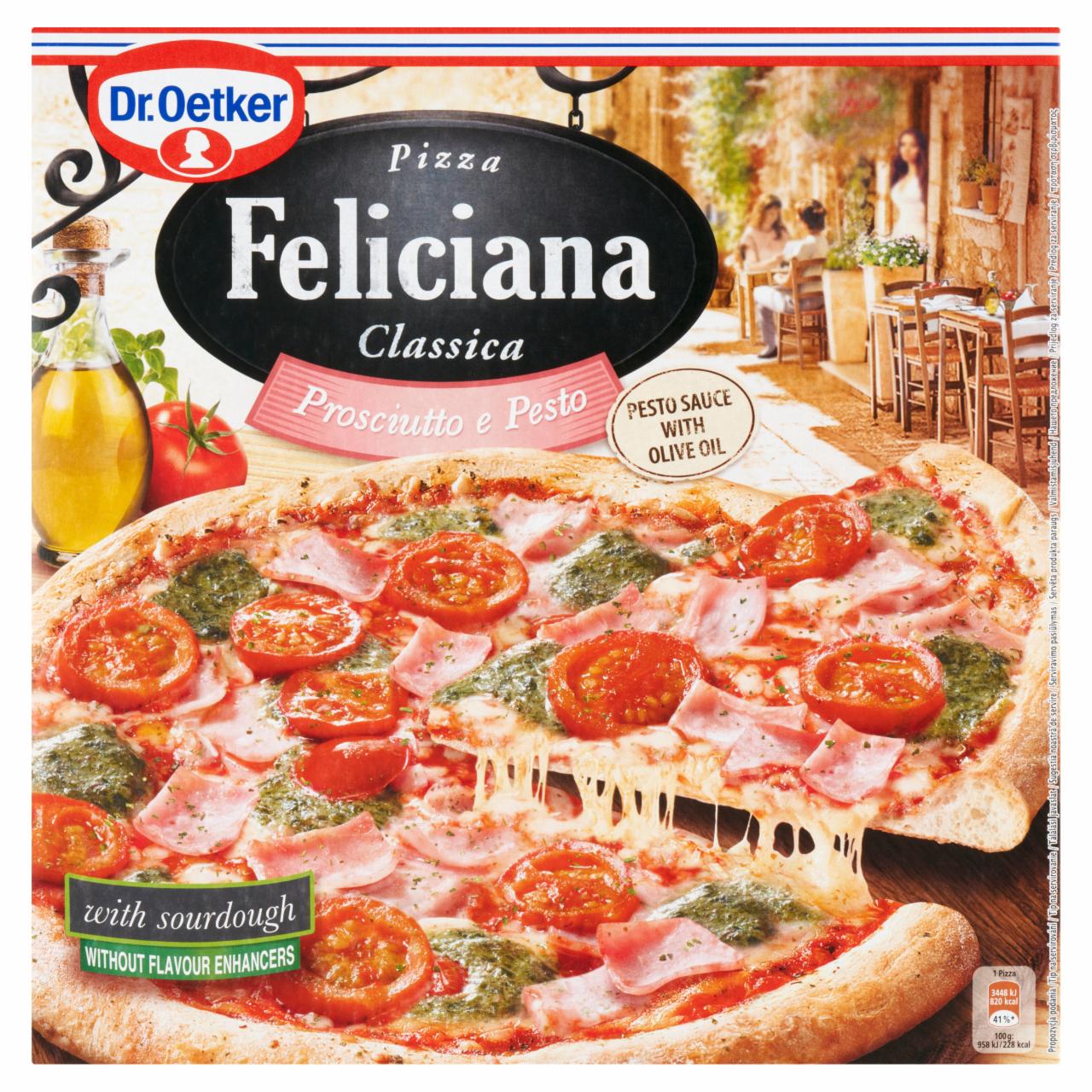 Fotografie - Pizza Feliciana Classica Prosciutto e Pesto Dr.Oetker