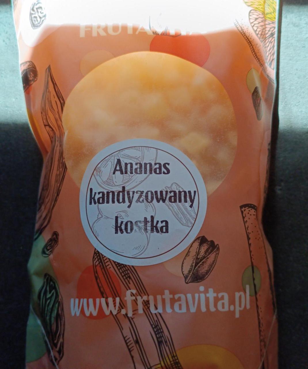 Fotografie - Ananas kandyzowany kostka Frutavita