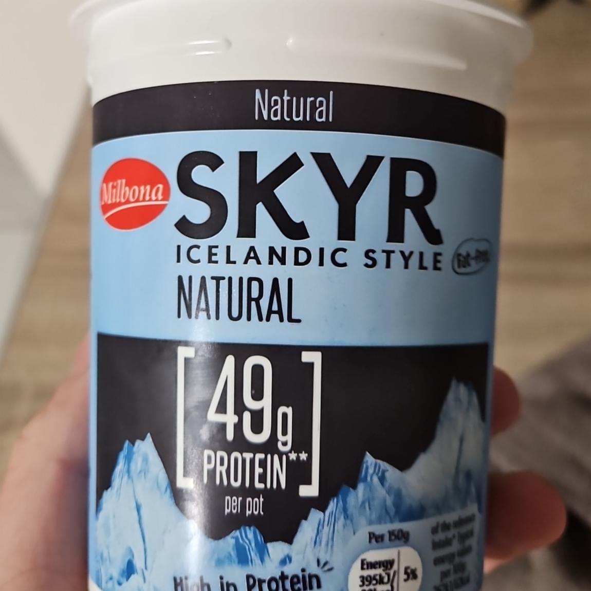 Fotografie - Skyr Fat free icelandic style yogurt Milbona