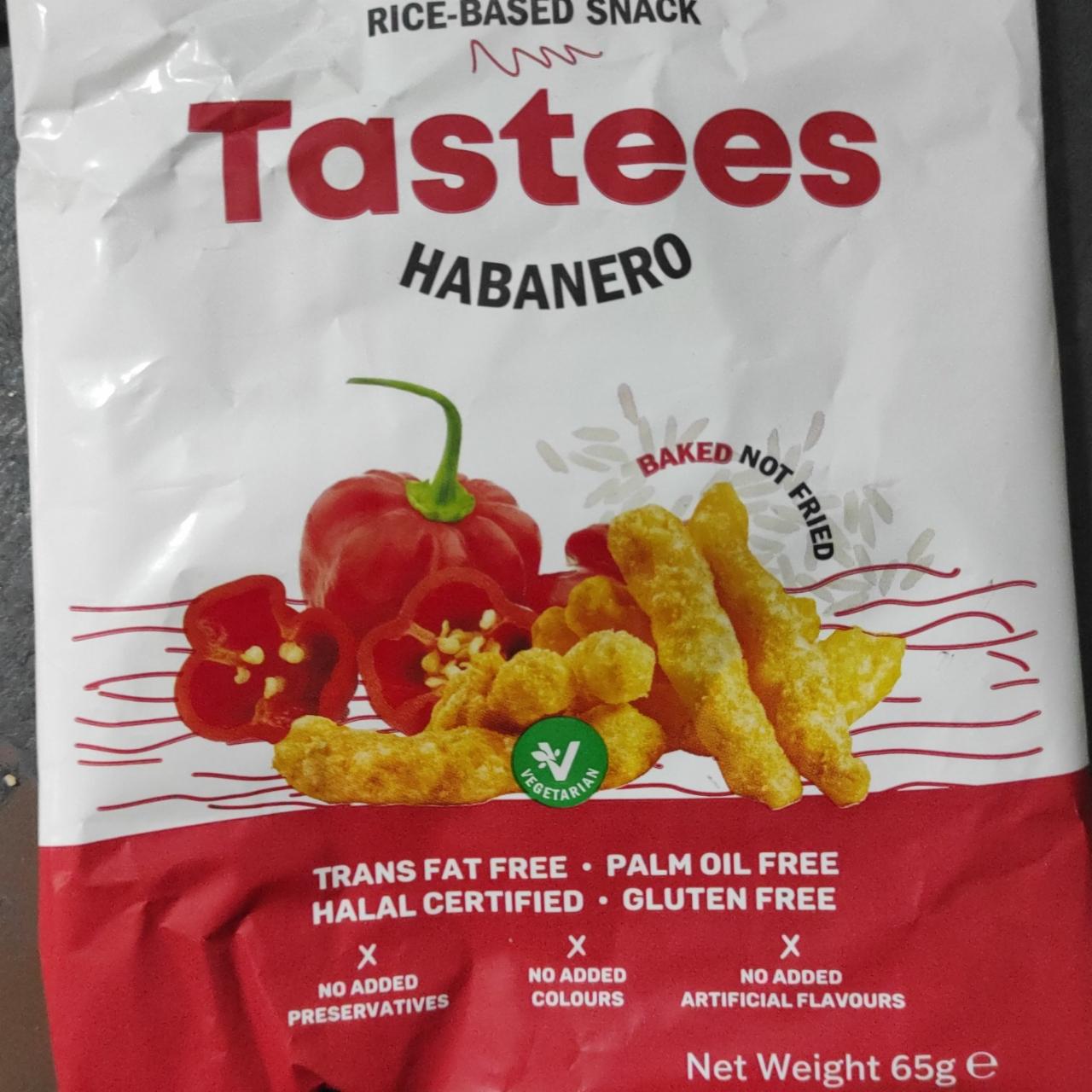 Fotografie - Rice-based snack habanero Tastees