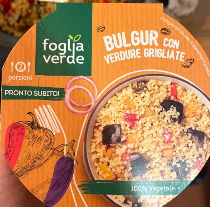 Fotografie - Bulgur con verdure grigliate Foglia verde