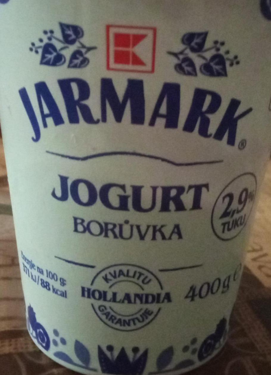 Fotografie - Jogurt borůvka 2,9% tuku K-Jarmark